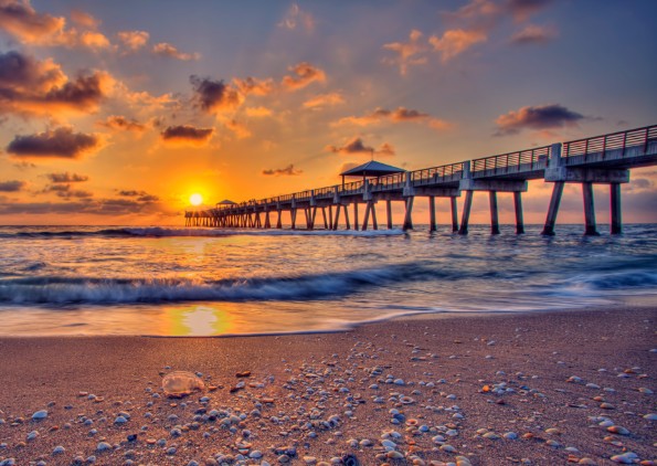 Juno Beach Pier Sunrise