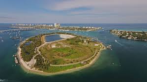 Peanut Island Aerial View