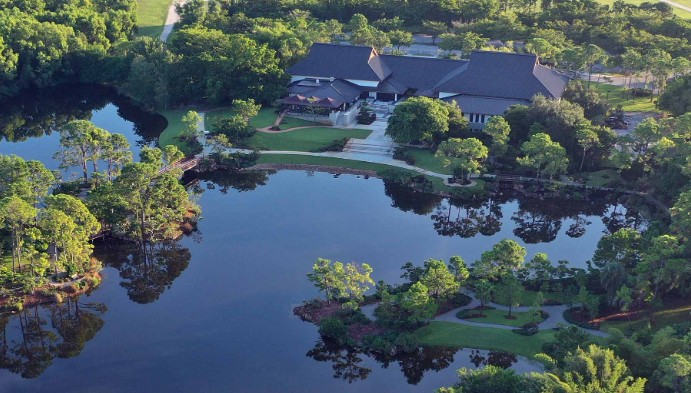 Morikami Museum and Japanese Gardens Aerial View