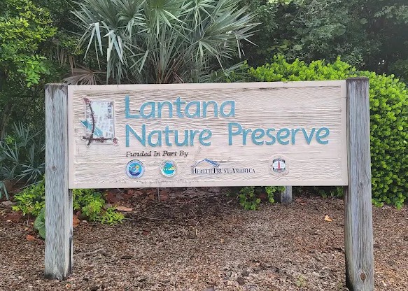 Lantana Nature Preserve Sign