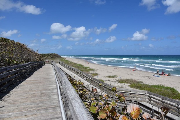 Beach Access walkway - Pristine Atlantic Ocean coastline