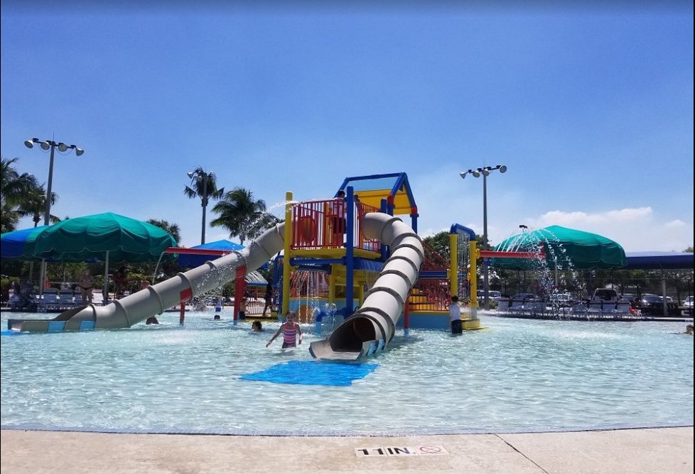 Calypso Bay Waterpark with Water Slides and Play Area