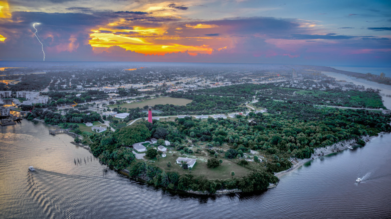 Jupiter Lighthouse Museum Aerial View
