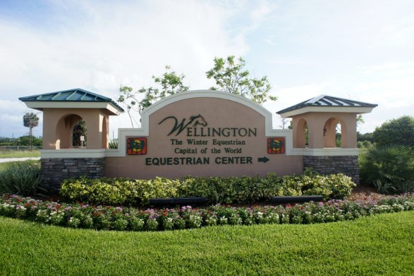 Wellington Winter Equestrian Capital Entrance Sign